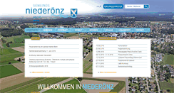 Desktop Screenshot of niederoenz.ch